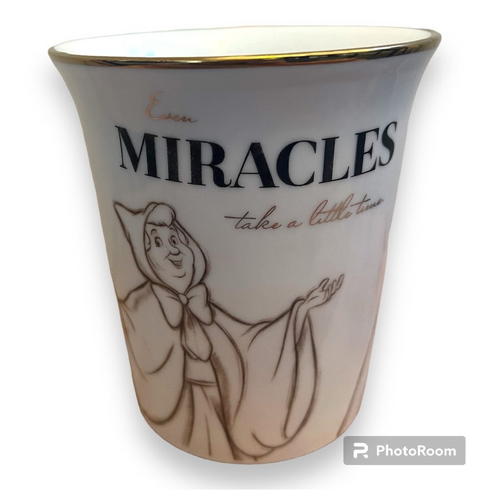 Disney princess Cinderella Even Miracles Take A Little Time Mug